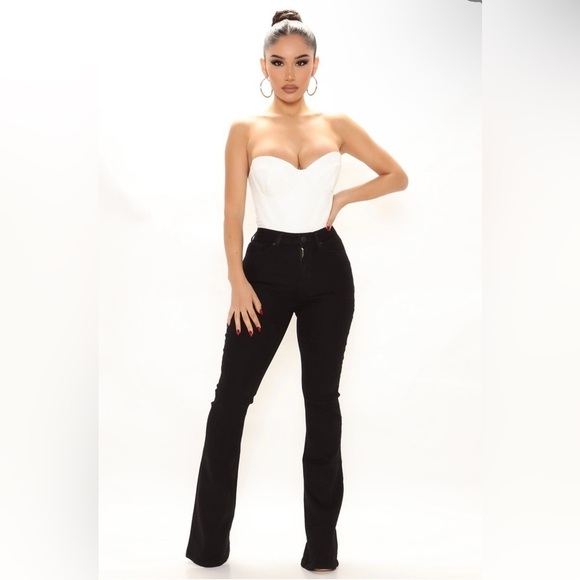 Denim - Flare Skinny Jeans